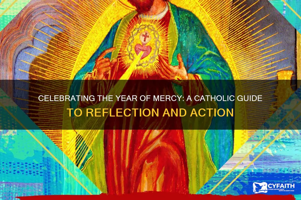 how should the year of mwrcy be celebrated for catholics