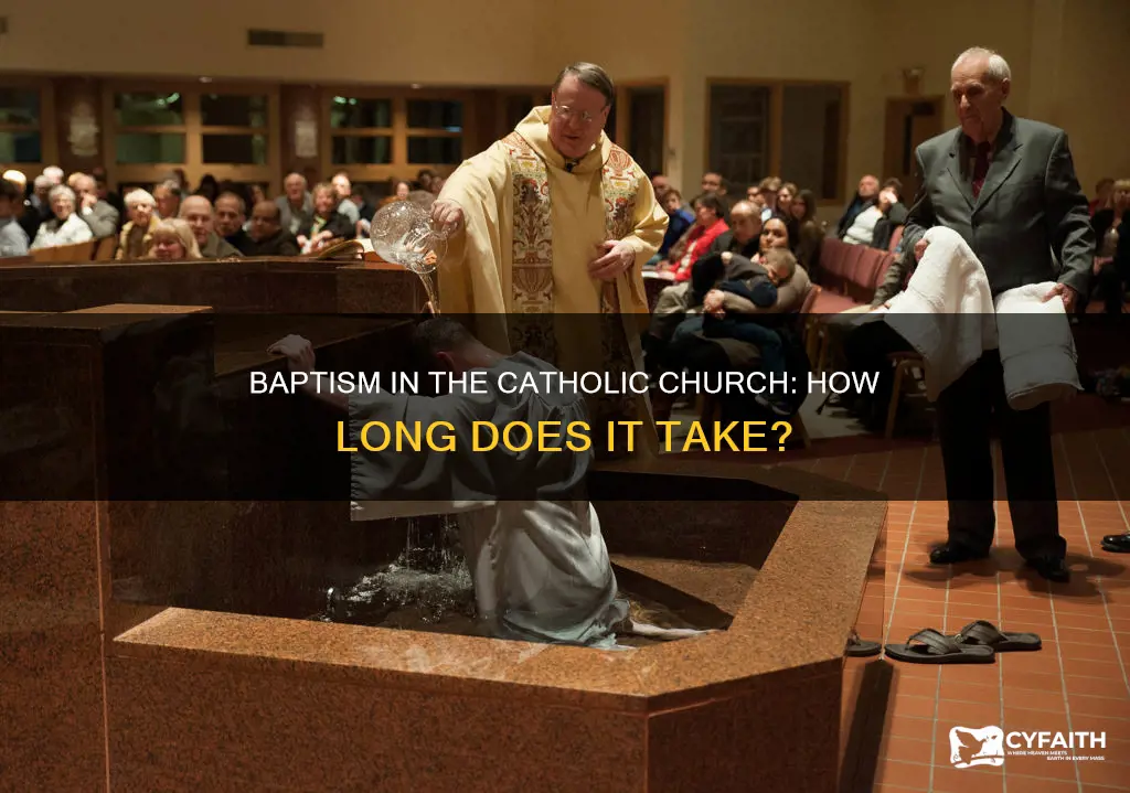 how soon will i get baptized by catholic