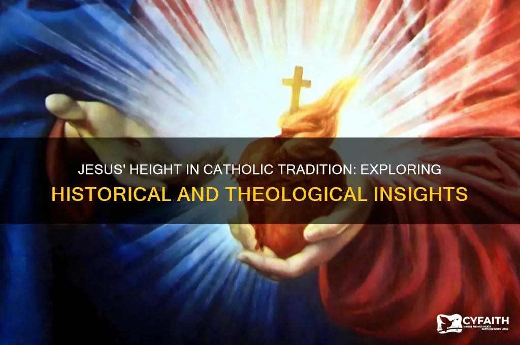 how tall was jesus catholic