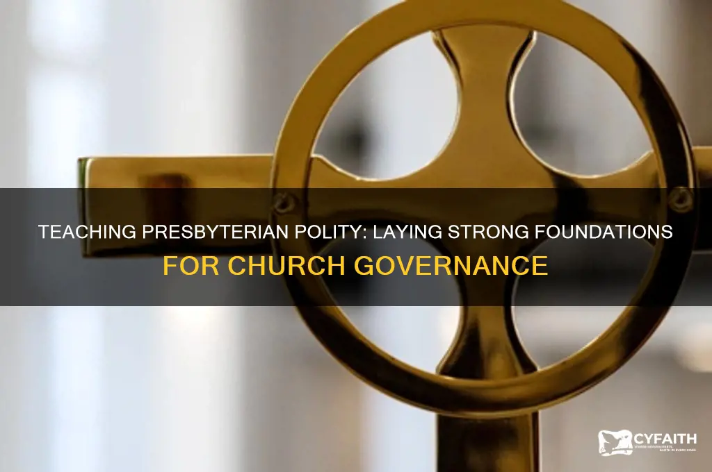 how teach foundations presbyterian polity