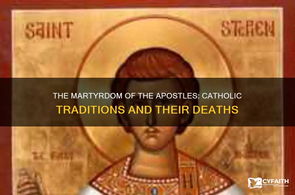 how the apostles die catholic