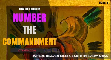 Orthodox Commandment Numbering: Understanding the Unique Tradition and Sequence
