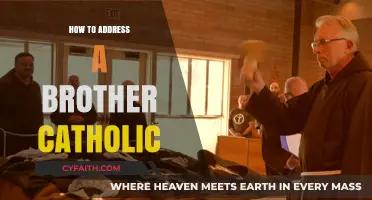 A Guide to Addressing a Catholic Brother