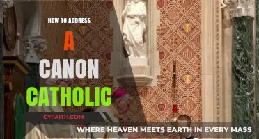 Guide to Addressing a Canon Catholic Respectfully