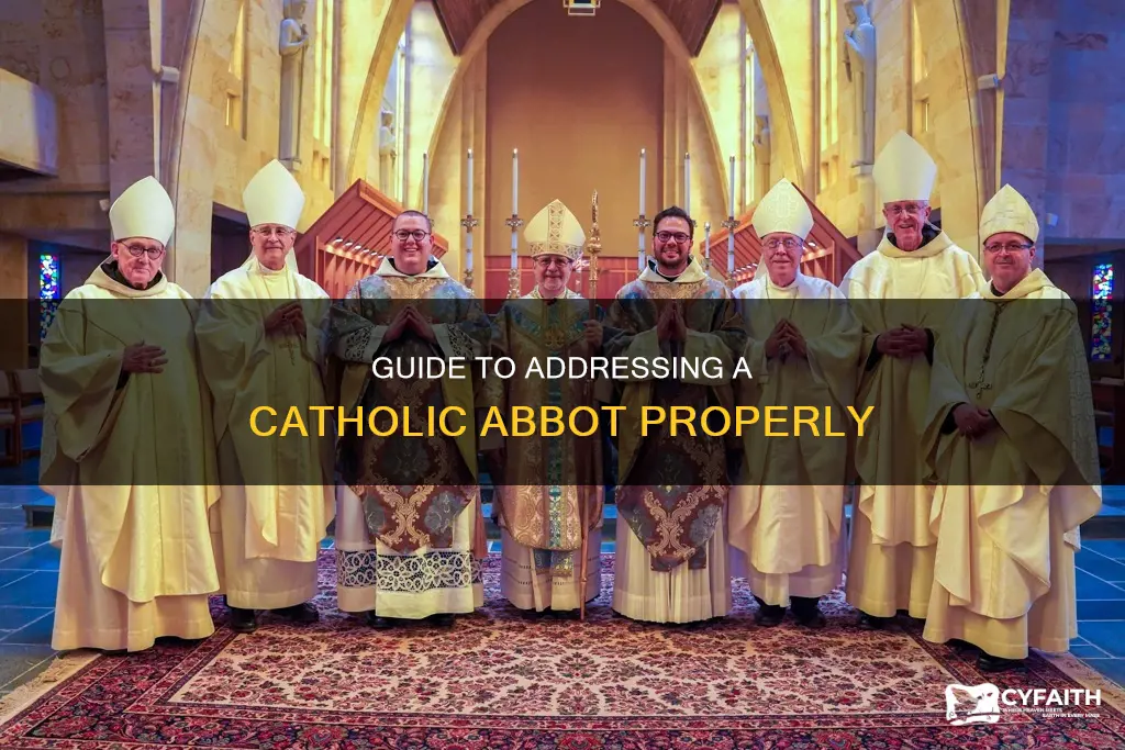 how to address a catholic abbot