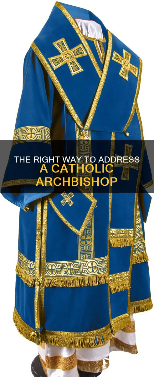 how to address a catholic archbishop