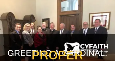 how to address a catholic cardinal in person