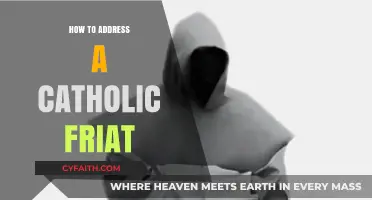 Guide to Addressing a Catholic Friar: Etiquette and Respect