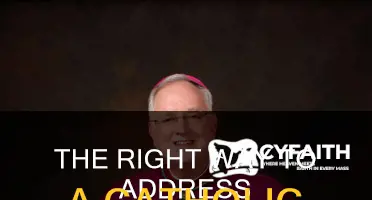 how to address a catholic reverend