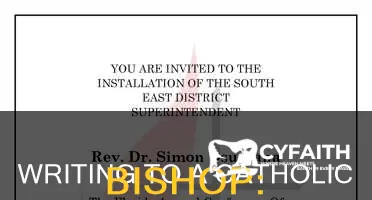how to address a letter to catholic bishop