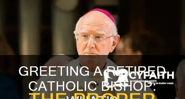 how to address a retired catholic bishop