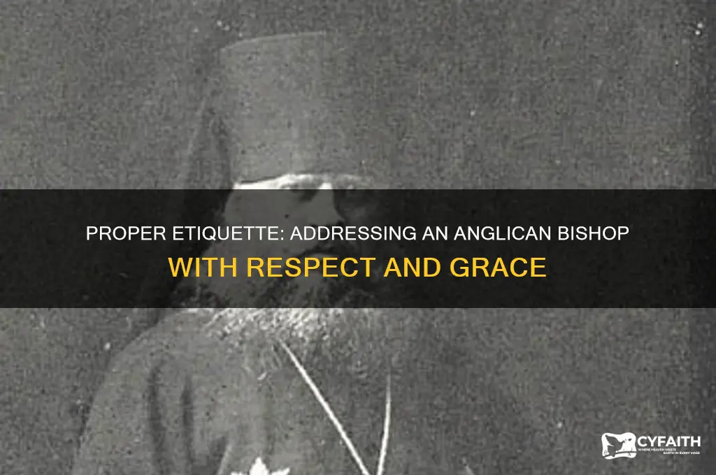 how to address an anglican biship