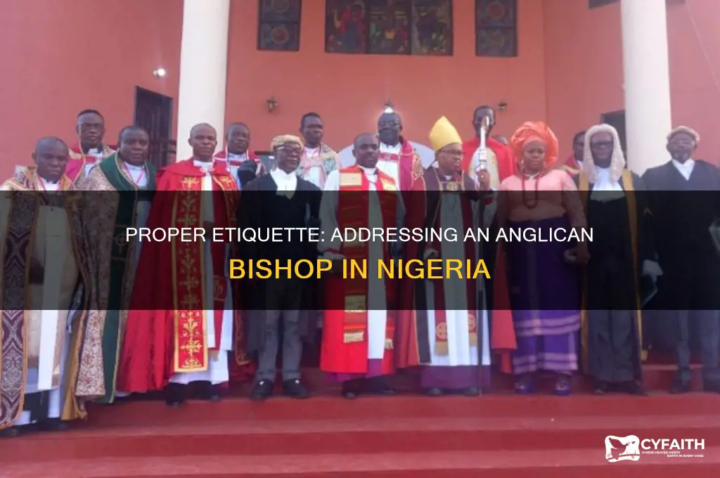 how to address an anglican bishop in nigeria
