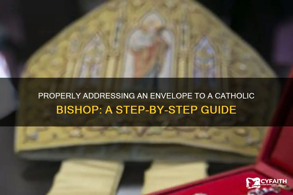 how to address an envelope to a catholic bishop