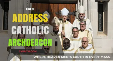 Proper Etiquette: Addressing a Catholic Archdeacon with Respect and Honor
