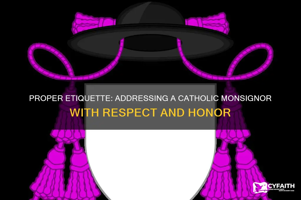 how to address catholic monsignor