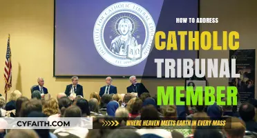 Addressing Catholic Tribunal Members: A Guide to Formality