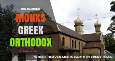 Proper Etiquette: Addressing Greek Orthodox Monks with Respect and Reverence
