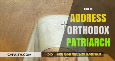 Proper Etiquette: Addressing an Orthodox Patriarch with Respect and Reverence