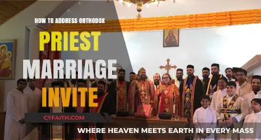 Etiquette Guide: Addressing Orthodox Priest Marriage Invitation with Respect and Grace
