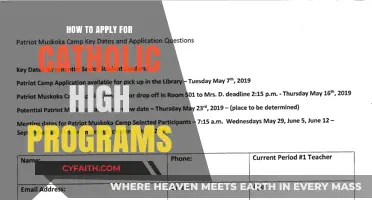 Applying for Catholic High: A Step-by-Step Guide