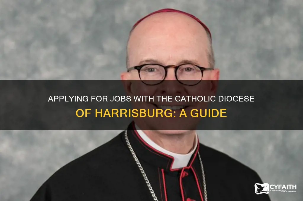 how to apply for job with catholic diocese of harrisburg