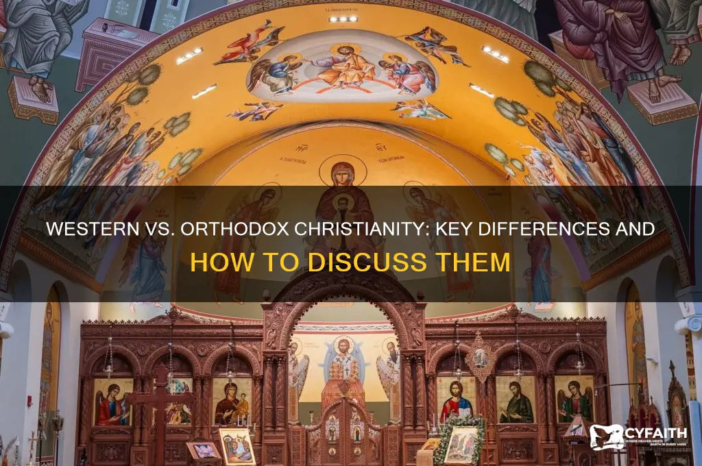 how to argue western christianity with orthodox christianity