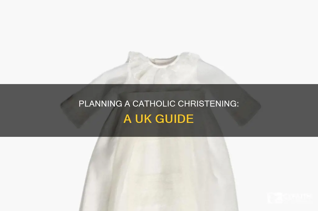 how to arrange a catholic christening uk