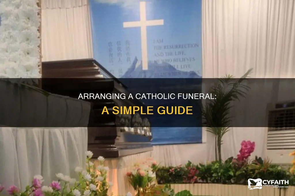 how to arrange a catholic funeral