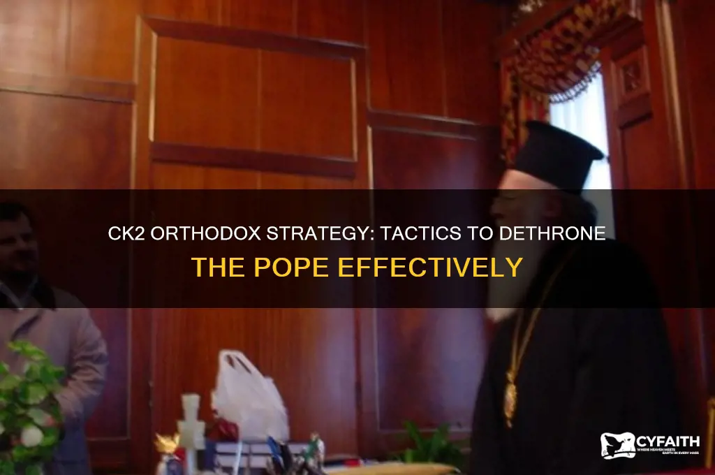 how to attack the pope as orthodox ck2