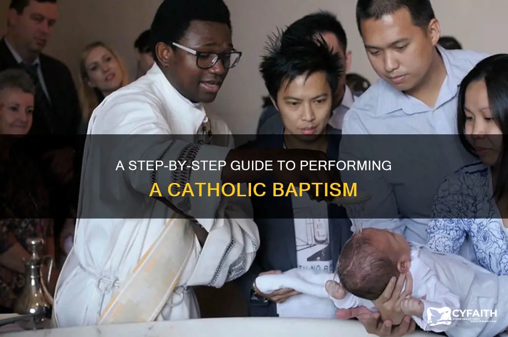 how to baptise someone catholic