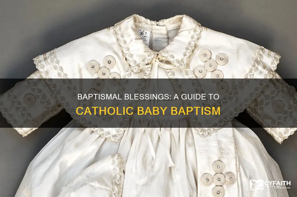 how to baptism a baby catholic