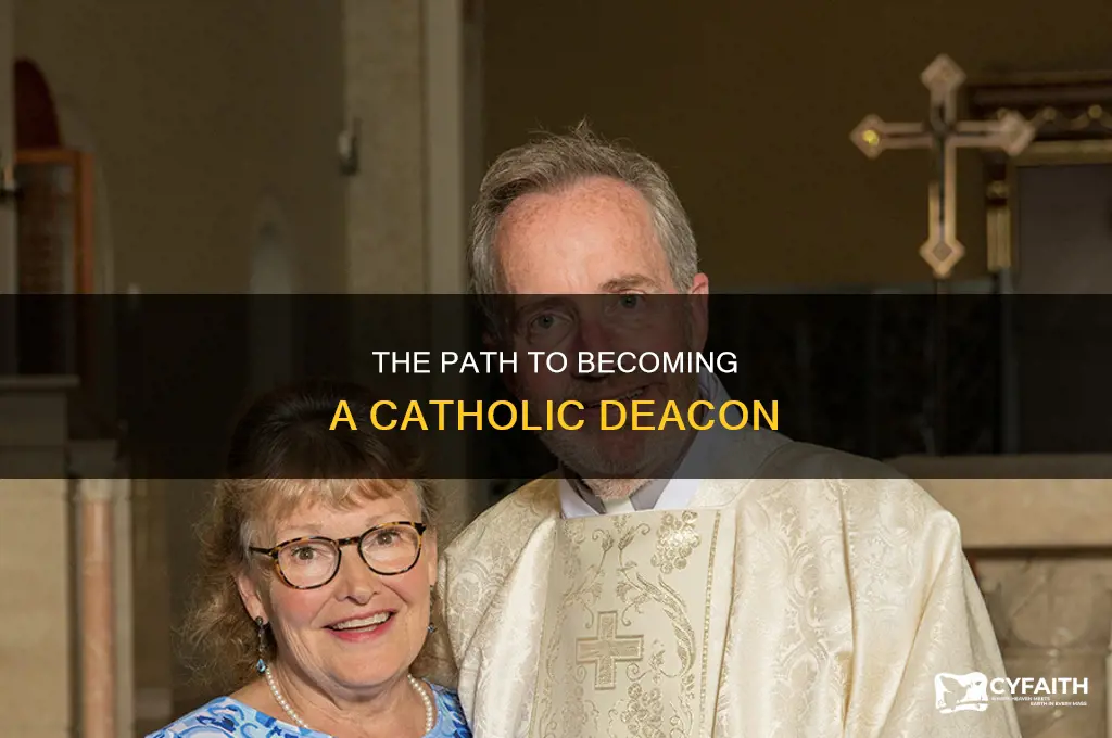 how to be a catholic deacon