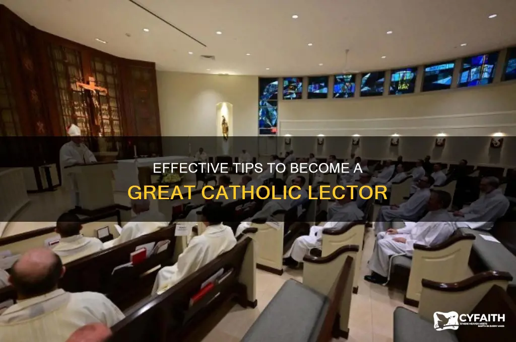 how to be a catholic lector