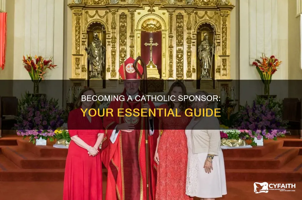 how to be a catholic sponsor