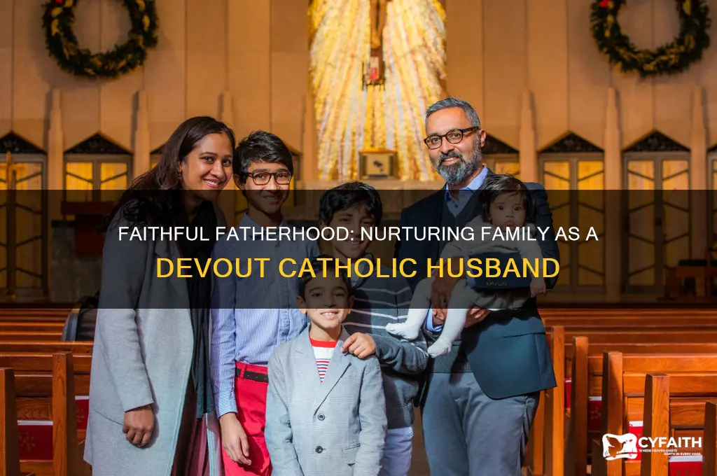 how to be a good catholic husband and father