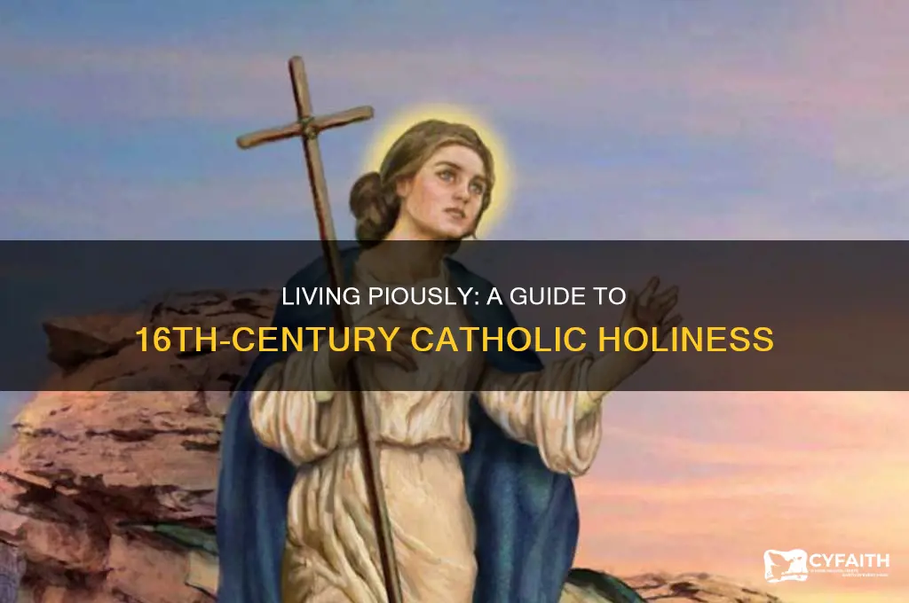 how to be a holy catholic 1500s