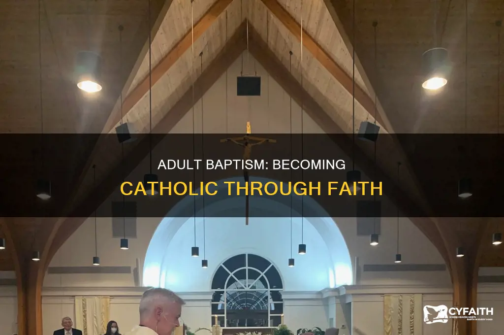 how to be baptized catholic as an adult