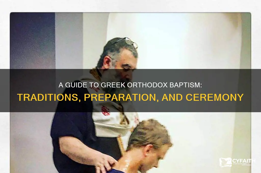 how to be baptized greek orthodox