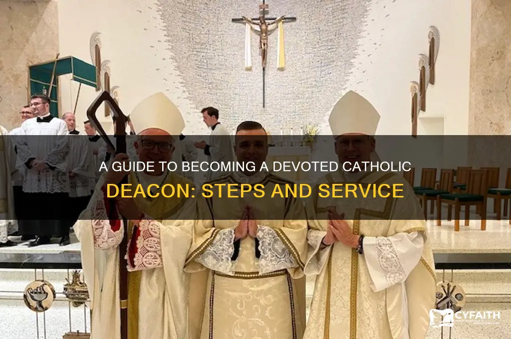 how to be catholic deacon