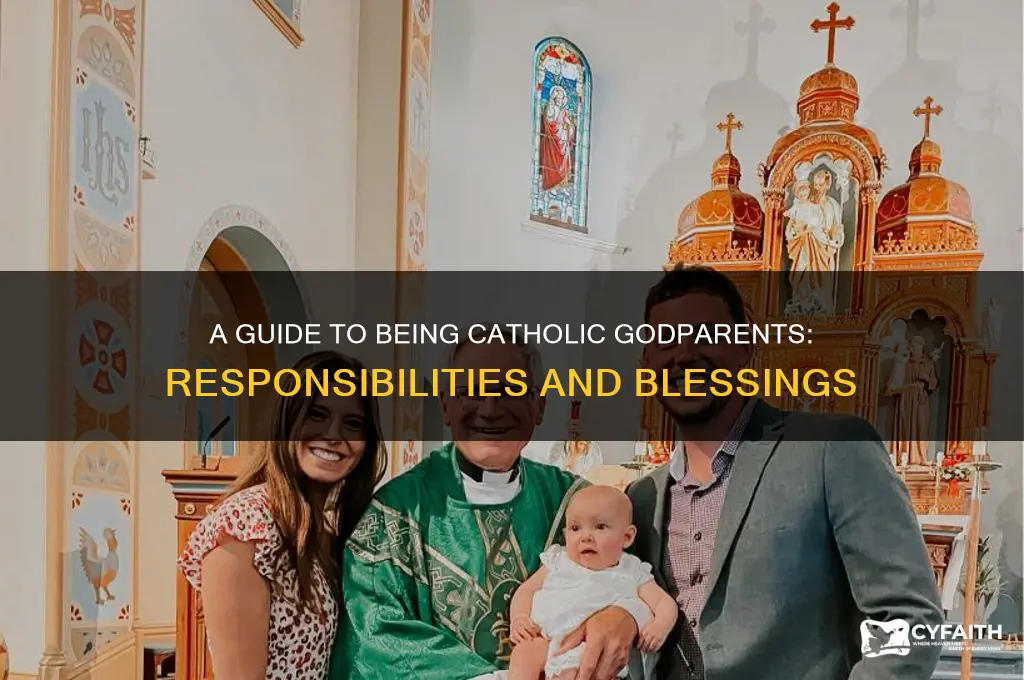 how to be catholic godparents