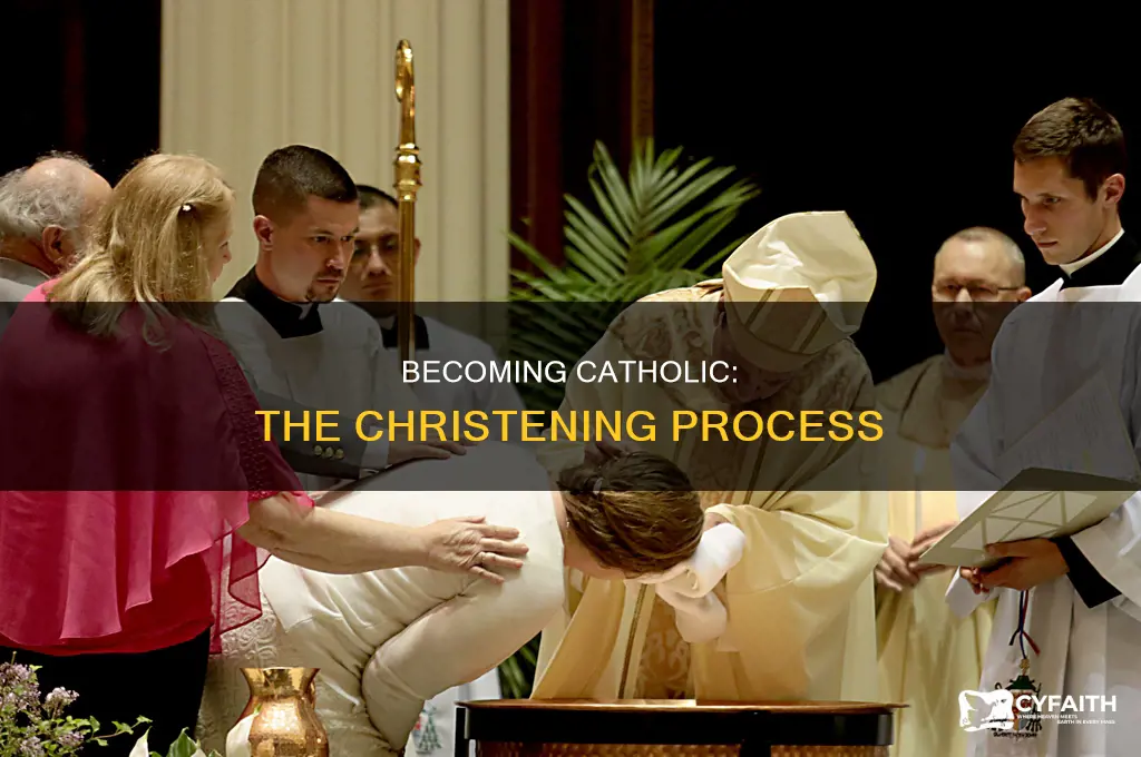 how to be christened a catholic