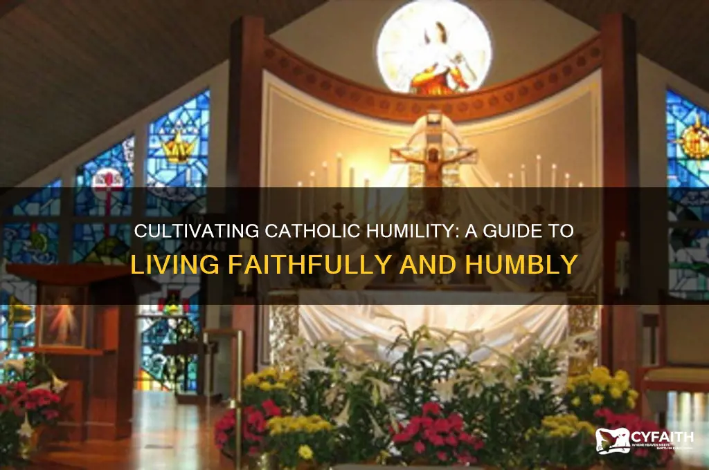 how to be humble catholic