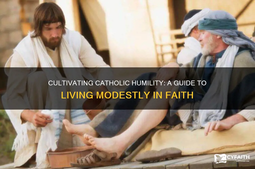 how to be modest catholic