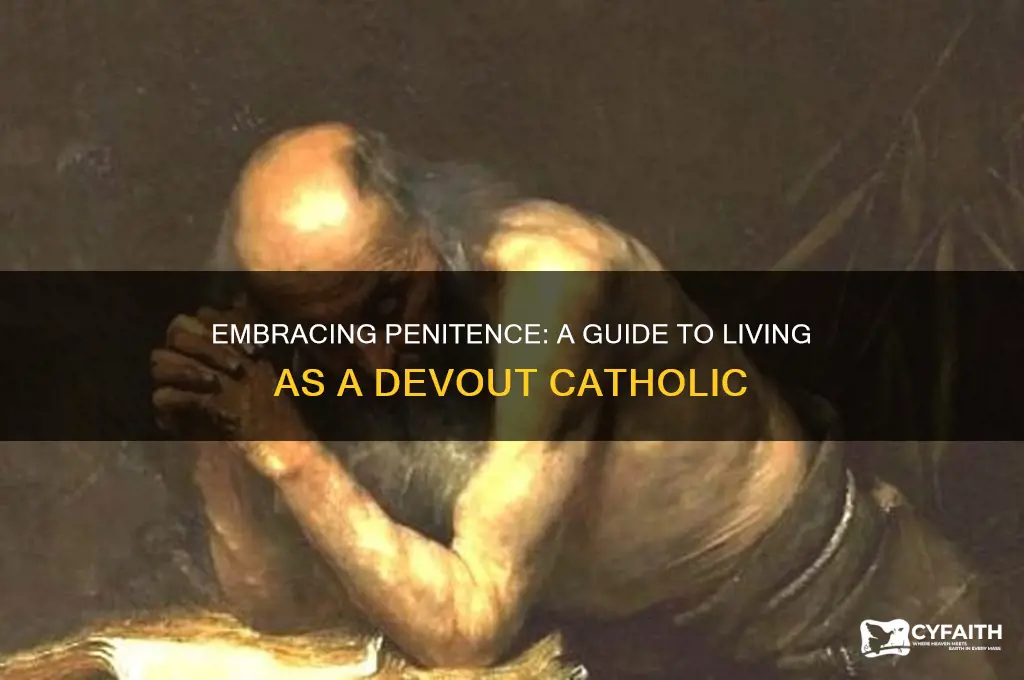 how to be penitent catholic