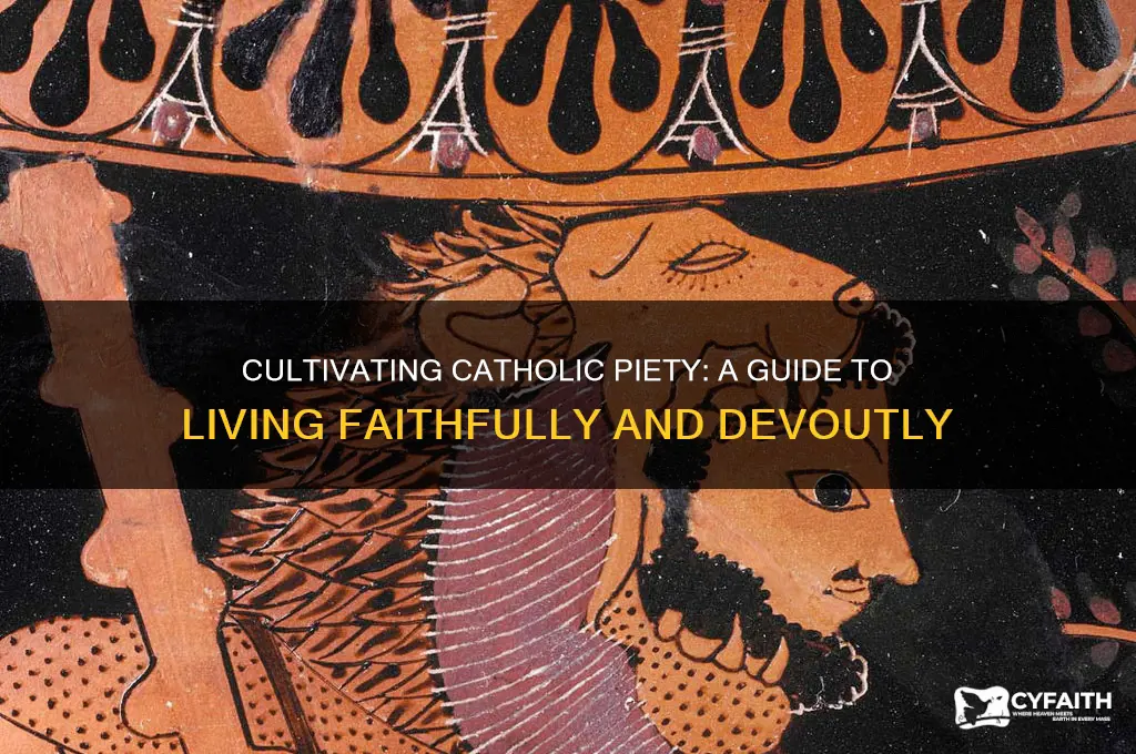 how to be pious catholic