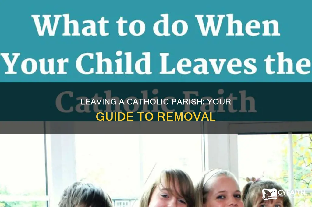 how to be removed from catholic parish