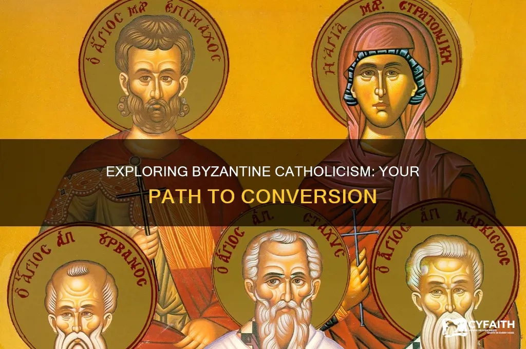 how to become a byzantine catholic