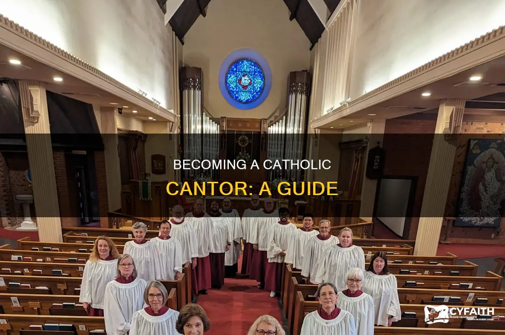 how to become a catholic cantor
