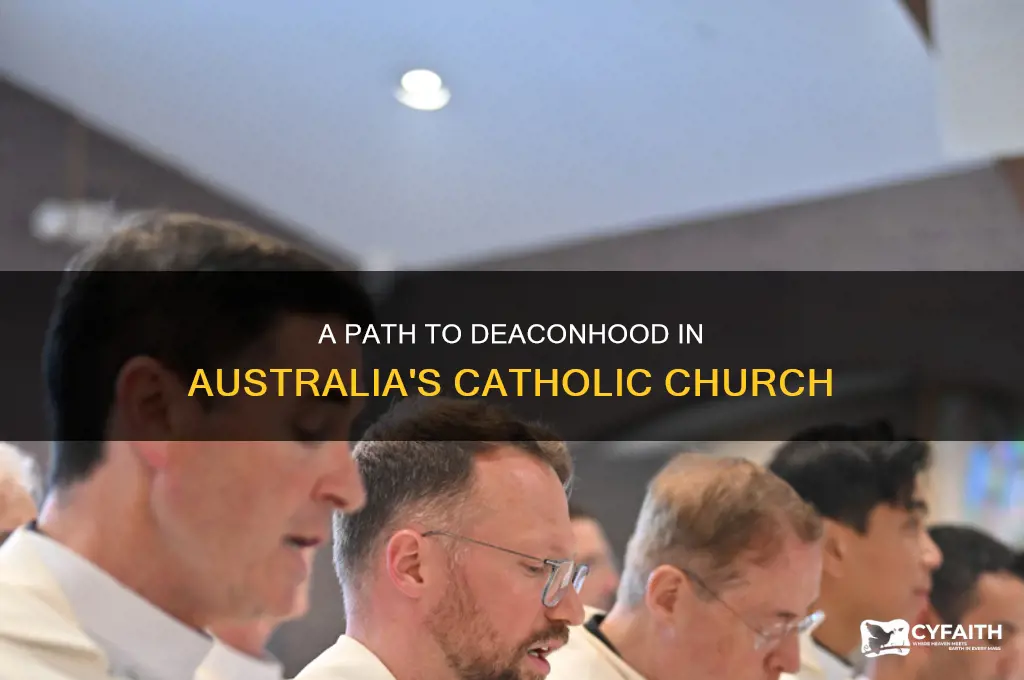how to become a catholic deacon in australia